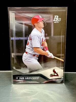 2021 Topps Bowman Platinum Paul Goldschmidt #38 - St. Louis Cardinals - Image 1 of 2