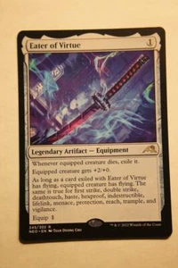 MTG Eater of Virtue x1- -Kamigawa: Neon Dynasty-Pack Fresh - Picture 1 of 1