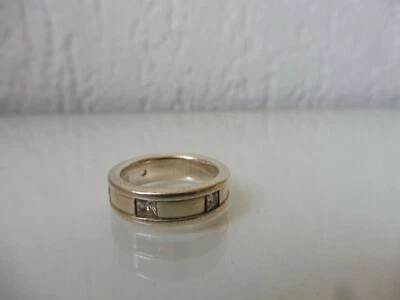 schöner, alter  Silber- Ring  , Esprit , 925 Silber mit geschliffenen Steinen - Bild 1 von 3