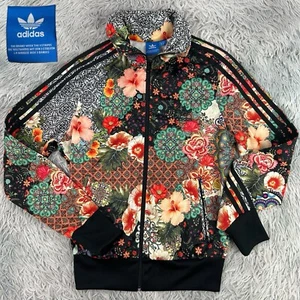 Adidas Women’s Jardim Agharta Farm Firebird Trefoil BR5129 Track Jacket Sz Small - Picture 1 of 16