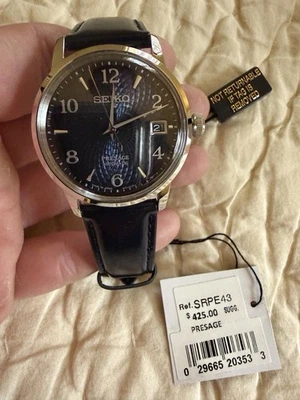 Seiko Presage Blue Men's Watch - SRPE43J1 - Image 1 of 3