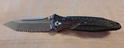 Microtech Socom Bravo T/E Bronze Titanium 261-9 CFTI Folding Knife - Image 1 of 3
