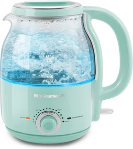 Hervidor eléctrico de vidrio EKT1220M 1,2 L 1200 W sin Bpa, dial de temperatura mantener caliente F - Imagen 1 de 8