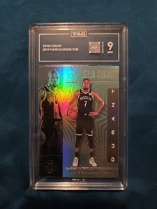 Panini Illusions 2019-20 - Kevin Durant #102 Trophy Collection Emerald - Imagen 1 de 2
