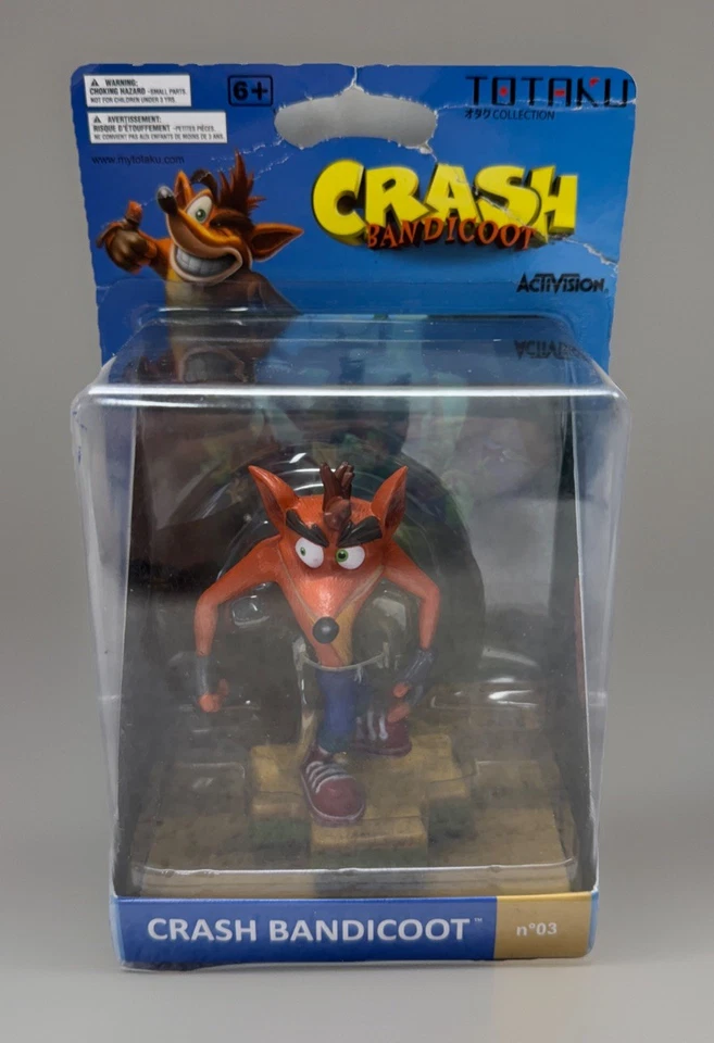 Crash Bandicoot Totaku Figure Brand New Factory Sealed Thinkgeek OOP BN6 - Image 1 of 4