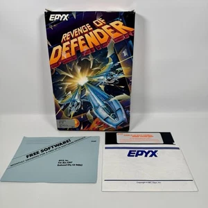 Revenge of Defender Commodore 64 128 Boxed Video Game Disk - Picture 1 of 11