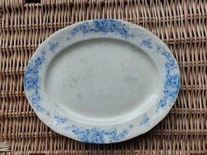 Antique Holborn Blue & White Transferware Serving Dish – Late 19th Century - Picture 1 of 7