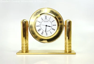 Reloj de escritorio Seiko tono dorado 521,1 g Foto 1 de 4