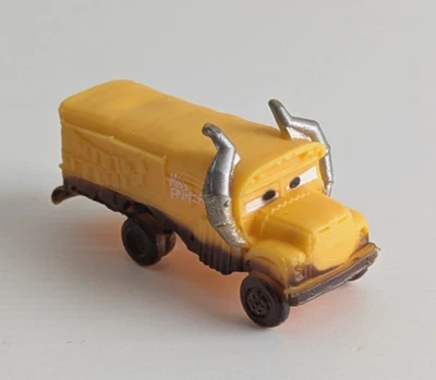 Miss Fritter Plastic School Bus Pawn Piece from Cars 3 Trouble Board Game - Image 1 of 4