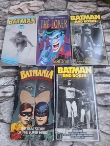 Vintage Batman VHS Movies Set Of 8 - Picture 1 of 9