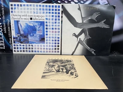 3 X Ultravox 12” Single Job Lot Vinyl Record Pop 80’s Lovers Dancing Thin Wall Foto 1 de 4