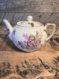 Vtg Hammersley Victorian Rose Small Teapot Kitchen Decor - Picture 1 of 10