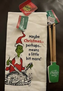 The Grinch "Maybe Christmas Means..." With Spatulas - Picture 1 of 2