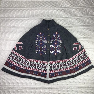 Vintage Sturbridge by Roosevelt Strick Cape Poncho Damen Größe S/M Aztec Kachina 27" - Bild 1 von 16