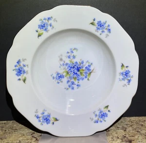 Cuenco de China Fina Toscport Checoslovaquia Perrin Forget Me Nots Patrón De Colección - Imagen 1 de 10