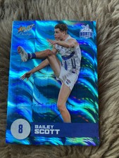 2021 Select Footy Stars Prestige Blue Parallel Bailey Scott # 037/125 North