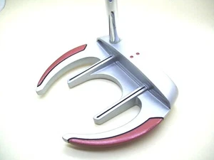 TOOTHY PUTTER, RH, BIG SOFTY RED GRIP, FACE BALANCED, CHOOSE LENGTH, COVER - Picture 1 of 8
