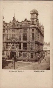 Matrosenheim, Liverpool seltene Ansicht 1860er Albumin Druck Foto - Bild 1 von 5