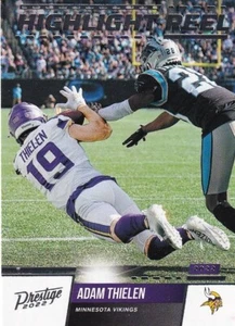 2022 Panini Prestige - Highlight Reel - Adam Thielen #HR-6 - Picture 1 of 2