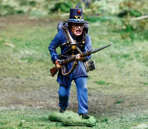 SAMMLERVITRINE BÜRGERKRIEGSUNION CS00851 EISENBRIGADE 2. WISCONSIN VORRÜCKEND - Bild 1 von 2