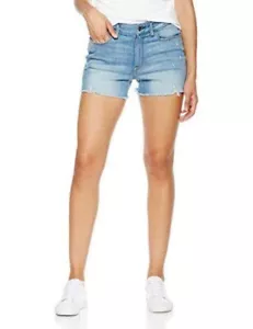 Madison Denim Women's 2/26 Morgan High Rise Boyfriend Jean Shorts Stretch - Picture 1 of 5