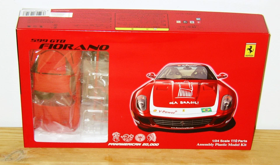 Fujimi 1/24 Ferrari 599 GTB Panamerica Brazil - Image 1 of 1