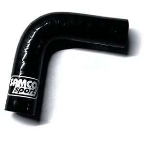 Samco Sport Silicone 90° Elbow, Black, 9.5mm (3/8 inch) I.D., 57mm Legs - Picture 1 of 1