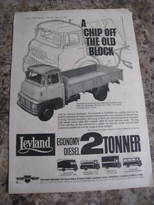 ARLINGTON MOTORS LEYLAND ECONOMY 2 TONNER LEYLAND MOTORS 1964 ADVERT A4 FILE 11 - Picture 1 of 1