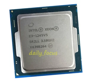 Intel Xeon E3-1245 v5 3.5 GHz LGA1151 4 cores SR2LL CPU Processor 8 MB - Picture 1 of 4