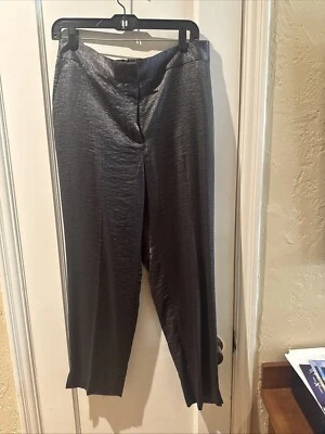NWT Ann Taylor, Shimmer, Elastic Back Ankle Pants, Size 8 - Image 1 of 4
