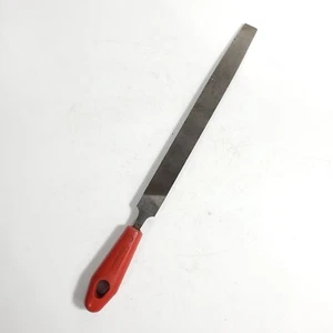 Nicholson Black Diamond 10" Mill Bastard File Red Handle - Picture 1 of 10
