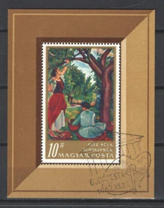 Hungary 1967. Paintings III. sheet used Mi.: Block 61. / 4 EUR - Picture 1 of 1