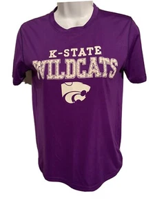 Kids Kansas State Wildcats T-Shirt - Purple - M 10/12 - GUC - Picture 1 of 6