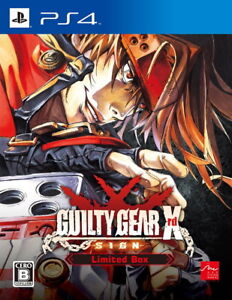 PS4 GUILTY GEAR XRD -SIGN -LIMITED BOX Japanese