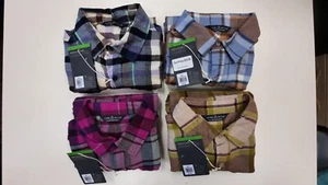 ALPINE DESING Multicolor Plaid Flannel Men's Shirt, Size Small, 4 Pack, NEW!! - Picture 1 of 17