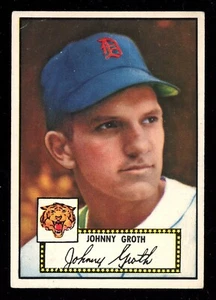 1952 Topps #25 Johnny Groth VGEX+ CENTERED Set Break J&J 003 - Picture 1 of 2