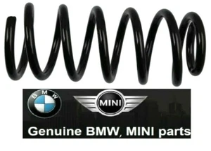 MINI R50 R53 genuino. 2001-06 resorte helicoidal trasero 33536756654.  RAYAS NARANJAS 29A - Imagen 1 de 2