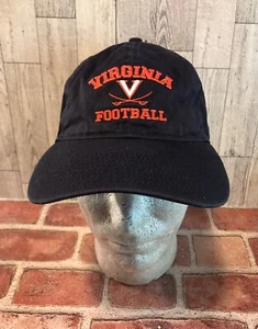 Virginia Cavaliers UVA Mens Strapback Hat New Era 9Twenty  Football Cap OSFM - Picture 1 of 6