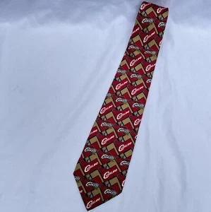 Gently used Cleveland Cavaliers Cavs NBA basketball 100% silk neck tie - Picture 1 of 4