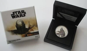 Niue 2 Dollars 2021 Star Wars Mandalorian 1 Oz Silber - Bild 1 von 3