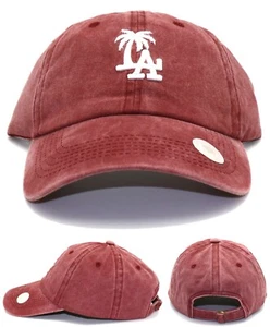 Mütze Kappe Los Angeles New Leader Palm Headlines Dodgers USC Red Dad Era Strapback - Bild 1 von 8