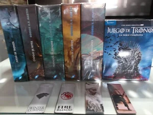 COLECCION JUEGO DE TRONOS. SERIE COMPLETA + LIBROS + MARCAPAGINAS - Imagen 1 de 12