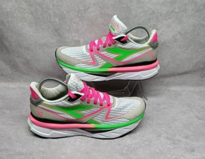 Diadora Atomo V7000 White Green Pink Sneaker Trainer - Picture 1 of 8