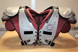 Douglas Nitro QB2XL Football Shoulder Pads 21"-22' Size 2XL Red/Grey - Picture 1 of 10