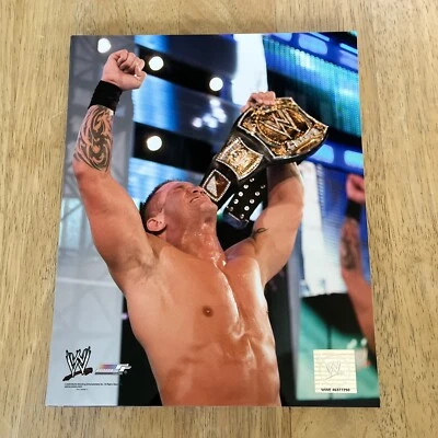 WWE РЭНДИ ОРТОН ОФИЦИАЛЬНЫЙ ЛИЦЕНЗИРОВАННЫЙ 8 X 10 РЕСТЛИНГ ФОТО ПОДЛИННЫЙ ФОТО ФАЙЛ WWF - Изображение 1 из 4