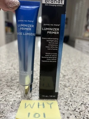 Dr. Brandt Pores No More Luminizer Primer Backlight Glow 1oz/30mL FULL SZ SEALED - Image 1 of 4