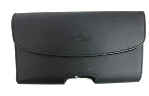Agoz Horizontal Leather Phone Pouch Carrying Case Belt Clip Holster for Samsung - Picture 1 of 9