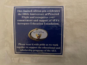 Up From KITTY HAWK 1903-2003 metal enamel pin 100th Anniv. of powered flight - Picture 1 of 1