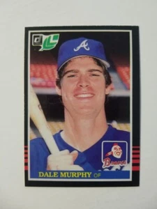 DALE MURPHY 1985 DONRUSS LEAF BASEBALL CARD #222 ATLANTA BRAVES - Picture 1 of 2