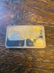 Beaver bar Silver .999 1 ounce (1oz)  - Bild 1 von 2